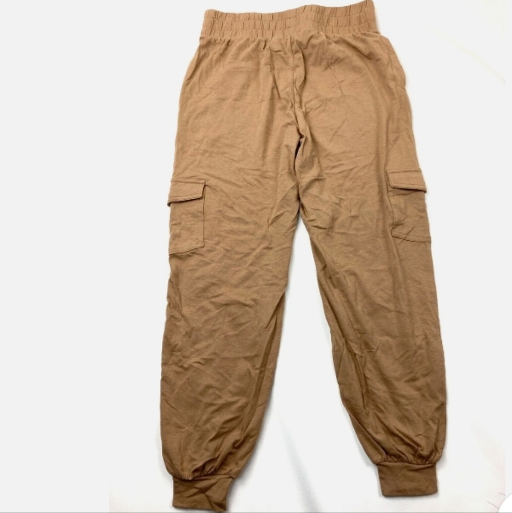 AnyBody Women's Casual Tan Joggers - Picture 2 of 7